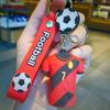 Estrella de Fútbol de la Copa del Mundo Messi Cristiano Ronaldo Jersey Llavero Llavero para Llaves de Coche Colgante para Bolso Bebé Máquina Pequeño Regalo