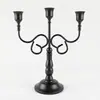 Adornos personalizados para candelabros de mesa de comedor transfronterizos, accesorios para bodas, portavelas de hierro, decoración navideña, soporte de velas vintage