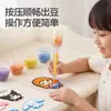 Bolígrafo de gel suave y no pegajoso, bolígrafo de gel de agitar y hacer clic, bolígrafo de gel creativo de botón pulsador, bolígrafo de gel transparente para principiantes