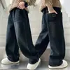 Roupas Infantis Calças de Outono para Meninos Estilo Primavera e Outono 2026 Novo Modelo para Crianças Maiores Calças Longas de Outono Jeans Modernos para Meninos