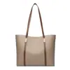 Bolsa Tote Simples Transfronteiriça, Fashion e Elegante, Sensação de Luxo, Bolsa de Ombro de Grande Capacidade, Uso Diário, Resistente a Manchas, Bolsa Feminina