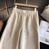 Pantalones milagrosos adelgazantes lana otoño e invierno nueva silueta engrosados cálidos adelgazantes corte tridimensional cordón forma capullo pantalones banana H100823