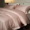 Qualidade de Balcão100% Algodão Fio Duplo Algodão de Fibra Longa Conjunto de Quatro Peças Estilo Bordado Puro Algodão Quarto Conjunto de Alta Qualidade