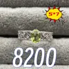 Anillo de Peridoto Natural de 5*7m Incrustado con Gema de Cristal Cortada en Cabujón Ovalado, Tamaño Ajustable, Suministro de Fábrica, Chapado en Oro