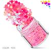 Set de Lentejuelas para Uñas Magic Color Redondas 1+2+3mm Mixtas 12 Colores Parche de Joyería para Uñas Punto de Ola Perlado Mate