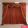 Tecido de Fundo para Palco de Casamento Cortina de Gaze de Fundo Cortina de Palco Cortina de Tecido de Teatro Decoração de Casamento Decoração de Apresentação de Jardim de Infância