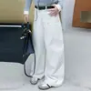 Calças infantis atacado transfronteiriças, jeans para meninas, calças retas largas, nova coleção outono 2026 de roupas infantis, calças de perna larga, estilo coreano moderno