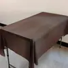 Fornecedor da Fabricante Toalha de Mesa Descartável para Festa Tecido Plástico PE Mesa de Sobremesa de Aniversário Toalha de Mesa Cor Pura 137*183cm