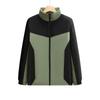 Roupas de inverno de algodão com gola alta, roupas de trabalho personalizadas, jaqueta acolchoada de algodão, casaco casual à prova de frio, jaqueta corta-vento