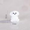 Acessórios DIY em resina para decoração de carros, pingentes e enfeites de mesa, com miniaturas fofas de animais em cores sólidas e micro paisagens.