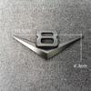 Modificação de carro V8 modificação de desempenho padrão tridimensional metal personalidade adesivos de carroceria traseira adesivos decorativos venda quente transfronteiriça
