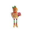 Decoración de Muñeco de Jengibre para Fiestas de Año Nuevo, Adorno Navideño, Figura Colgante de Hombre de Jengibre