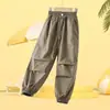 Pantalones Camuflados Casuales Finos de Chándal para Niños en Verano Pantalones Casuales para Exteriores de Talla Mediana a Grande para Niñas Pantalones Modernos para Niños Repelentes de Mosquitos Ropa para Niños