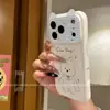 Adecuado para fundas de teléfono Apple 18 Pro Max, iPhone 17 y Apple 16; presenta un diseño elegante y de dibujos animados con un patrón de cuadros azules y un motivo de West Highland White Terrier