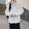 Chaqueta de mezclilla estilo Hong Kong para hombre, estilo primavera y otoño, holgada y elegante, con diseño de patchwork, versión coreana, prenda exterior casual de moda