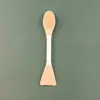 Escova de máscara de dupla finalidade de cabeça dupla escova de limpeza facial de silicone com máscara de lama escova de máscara de maquiagem facial