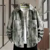 Jaqueta Bonita Nova Camisa Jeans Masculina Roupa de Trabalho Jaqueta Jeans Masculina Marca Cool Tendência Primavera e Outono Roupa Lavável 2025