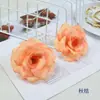 Flor Rosa Simulada de 8cm Estilo Europeu Rosa de Outono Chapéu de Doutor DIY Artesanal Decoração Loja de Sobremesas Decoração de Bolo Flor