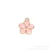 Série Rosa Estilo Misto Transfronteiriço Coroa Estrela Coração Flor Liga Esmalte Acessórios DIY Acessórios para Joias Feitas à Mão