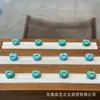 Pingente em forma de coração banhado a ouro de magnesita, pulseira DIY feita à mão, contas para pulseira, joias da moda, acessórios S3522