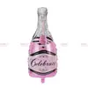 Globo Nuevo de Película de Aluminio con Forma de Copa de Vino Botella de Champaña Inflable Estilo Cumpleaños Decoración para Fiesta de Bodas Arreglo Globo al por Mayor
