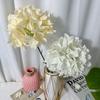 Sueño hortensia individual flor artificial fábrica decoración de habitación individual boda hortensia de tela de seda flor falsa
