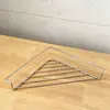 Estante de esquina para fregadero de cocina, escurridor de esquina de acero inoxidable, perfecto para guardar paños de cocina, esponjas y estropajos de acero