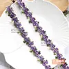 Encaje de flor pequeña tridimensional de color spot de 2 cm, soluble en agua, para tirante de sujetador, cuello, accesorios hechos a mano para manualidades
