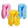 Fornecimento de Fábrica Roupa de Banho Inflável Infantil de PVC Colete Salva-Vidas Infantil Colete de Flutuação Pode Ser Feito Venda Direta da Fábrica