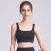 Roupa de yoga Yuhuasha macia e agradável à pele, com toque de nuvem, costas bonitas em formato U, não precisa usar sutiã, regata esportiva atacado direto da fábrica