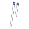 1*3*4 Diodo Emisor de Luz Azul Cabello Azul Brillante Piernas Cortas LED 134 Luz Azul Piernas Largas LED Cuadrado Enchufe en Lámpara Perlas