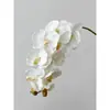 Flor Artificial de Falenopsis Biónica Flor Artificial Decoración Lujo Accesible Jarrón Floral Arreglo Floral Decoración de Sala de Estar en Casa Ramo