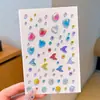 Pegatinas de Pintura Facial de Nuevo Estilo con Pedrería de Cristal y Mariposas 3D para Maquillaje de Dulce Presentación Escénica y Decoraciones para las Esquinas de los Ojos