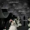 Cortina de Cuentas de Cristal Ola de Boda Cadena de Cuentas Cadena de Cuentas Cadena de Cristal para Boda Línea de Techo Decoración de Cortina Cortina de Ola de Agua Cuelga Bien Envío