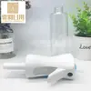 200ml300ml500ml Negro y Blanco Plástico PET Botella de Spray de Alta Presión Sostenible Botella con Atomizador Director Cosméticos