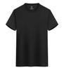 Camiseta de Manga Corta a Cuadros Pequeños con Cuello Redondo para Hombre, Camisa Cultural de Secado Rápido para Exteriores con Logo de Equipo Impreso, Camisa Publicitaria, Secado Rápido
