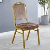 Silla de banquete de hotel, silla general, silla de comedor para banquetes de boda, silla de comedor de restaurante, silla ejecutiva de oficina para capacitación y reuniones con respaldo