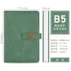Cuaderno 2024 Nuevo Alto Valor de Color a5 Engrosado Negocio Trabajo Oficina Cuero Exquisito Avanzado Reunión