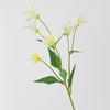 Galho de Flor Artificial com 6 Flores, Campanula, Decoração Suave Nórdica de Luxo Leve para Casa, Projeto de Decoração de Casamento, Material Floral