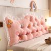 Cojines de cabecera lavables sin desmontaje al por mayor, fundas de almohada suaves, lindos para cama infantil, respaldo doble grande, tatami, triángulo, dropshipping
