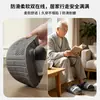 Pantuflas de algodón talla extragrande para hombre, nuevo estilo otoño/invierno 2026, ropa de casa para interior, cálidas, antideslizantes, con suela gruesa, zapatos de algodón afelpado
