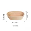 Cesta de Fermentación de Ratán del Oeste de Indonesia Estilo Europeo Utensilios para Hornear Cesta de Fermentación para Pan de Campo Cesta Redonda para Pan de Campo