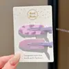 Presilha Bico de Pato para Meninas, Grampo Doce e Fofo para Franja e Cabelo Lateral, Presilha de Cabelo Adorável para Crianças, Grampo Super Fofo para Fios Soltos