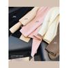 [En stock] Nueva camisa de fondo para niños de otoño e invierno, chaqueta de punto para niños y niñas, versión coreana simple del abrigo
