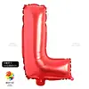 16 pulgadas Grande Rojo Perforado Imitación Hermoso Alfanumérico A~Z 0-9 Habitación de Boda Decoración de Cumpleaños Arreglo Globos