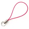 Cordão para Celular de Anel Duplo Personalizado 100 Cores Pingente de Boneca Corda de Poliéster Acessórios de Joias DIY Materiais Artesanais