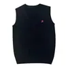 Chaleco Jersey de Punto de Color Sólido Original para Uniforme JK con Cuello en V para Estudiantes en Otoño, Invierno y Primavera