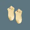 Calcetines para Mujer ins de Moda Tobilleros de Boca Baja Invisibles Oso Lindo Estilo Japonés Color Sólido Algodón Calcetines de Longitud Media Calcetines Cortos Finos para Mujer