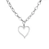 Collar Fino de Acero Inoxidable Transfronterizo con Elementos de Estrella, Luna, Corazón, Flor y Ala, Cadena para Clavícula Versátil de Múltiples Capas al por Mayor