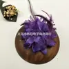 Yiwu Red de Novia Hilo Accesorios Flor de Cabeza Roja para Boda Suministros Adornos de Plumas para el Cabello Flores Especiales para Tocados
